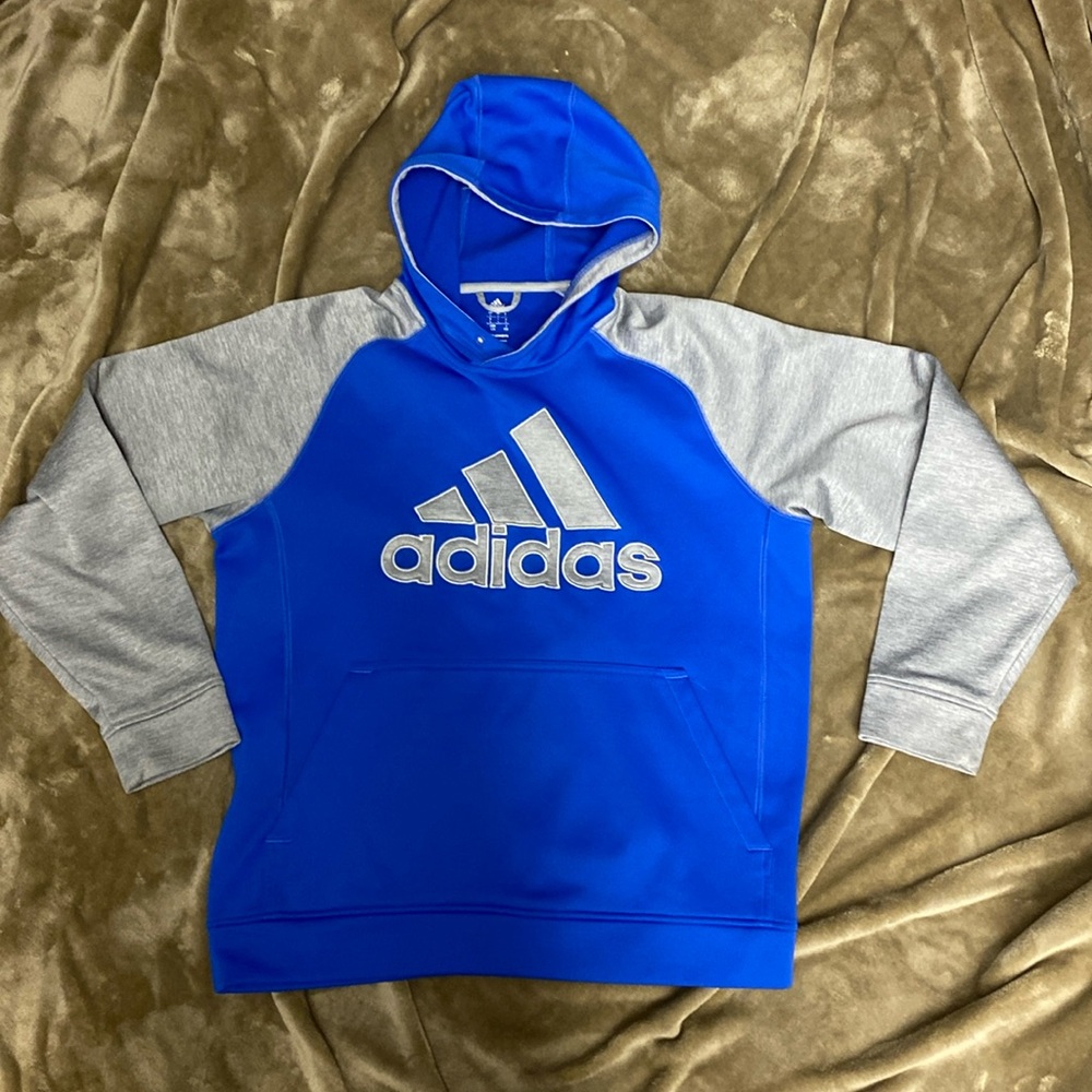 Blue and Gray Men’s Adidas Sweatshirt